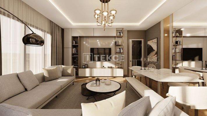 Lake-View Apartments in a Complex with Pool in Avcılar Istanbul