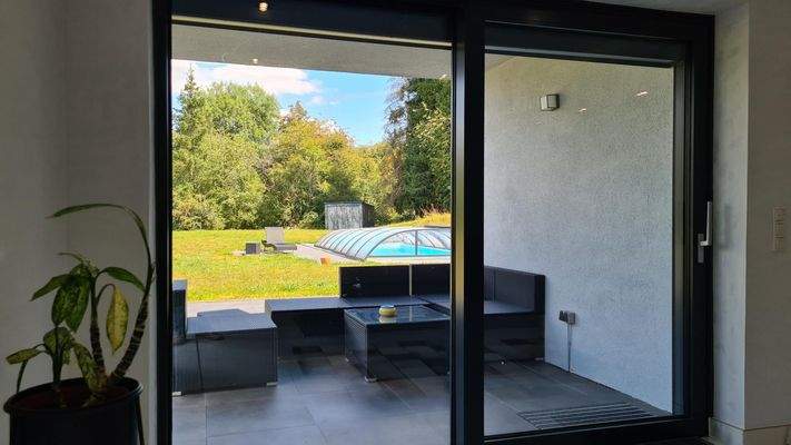 überdachte Terrasse