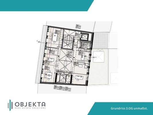 Grundriss 3.OG Ulm