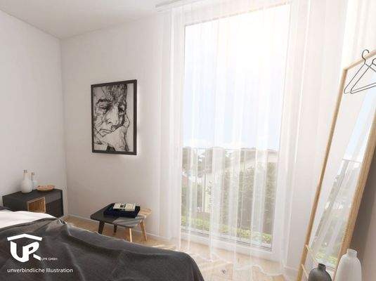 Innenvisualisierung Schlafzimmer