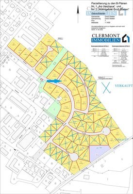 Lageplan Position Grundstück