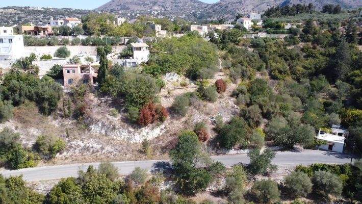 Kreta, Aspro: Grundstück in der Nähe von Almyrida Beach zu verkaufen
