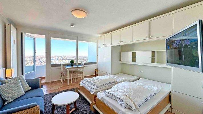 Platzsparendes Schrankbett