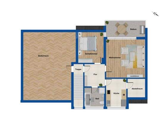 Grundriss Dachgeschoss