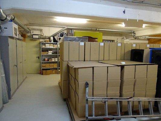 Lager im Erdgeschoss
