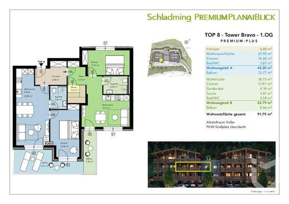 TOP 8 - Tower Bravo - 1.OG - premium plus