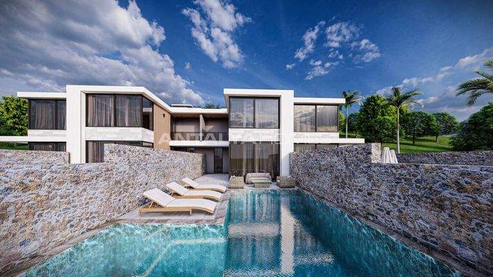 Investment 2+1, 4+1 and 5+1 Villas in Kas Kalkan Center