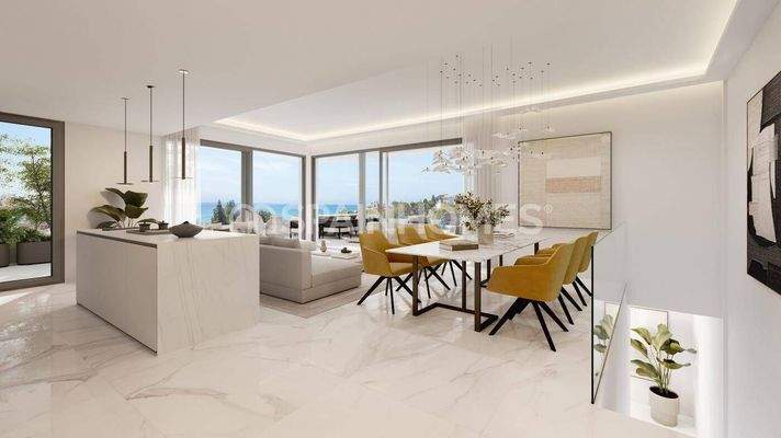 Beachside Sea-View Flats with Pool and Parking in Benalmadena