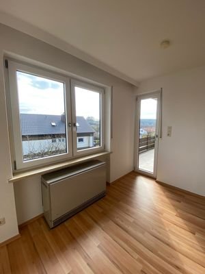 Schlafen mit Zugang zum Balkon