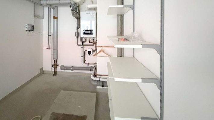 Heizungsraum mit zusätzlichem Stauraum 
