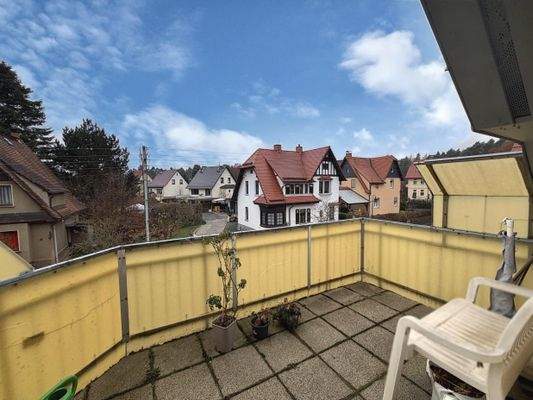 Balkon in Westausrichtung