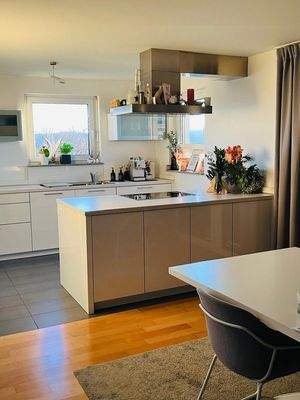 Blick in die offene Küche