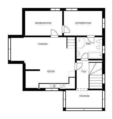 1.OG - 2. Wohneinheit Haupthaus