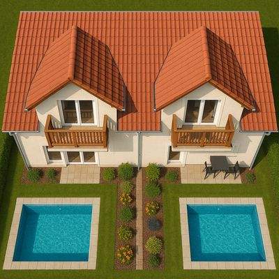 Visualisierung Gartenseite