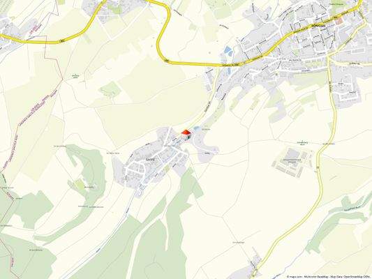 Geolyzer Kartenausschnitt