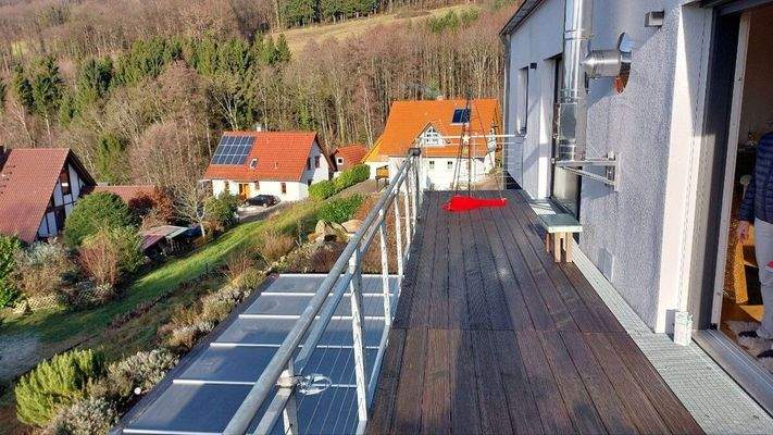 Sonnenplatz mit Panorama