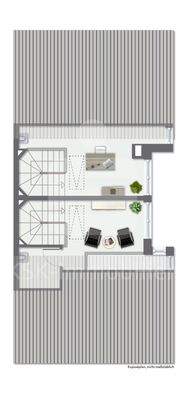 Grundriss 2. Dachgeschoss Haus 57 a