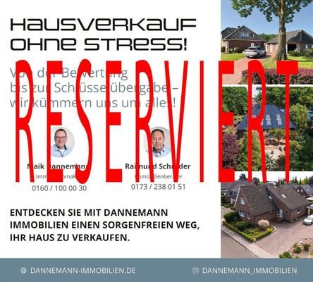 Hausverkauf ohne Stress Reserviert