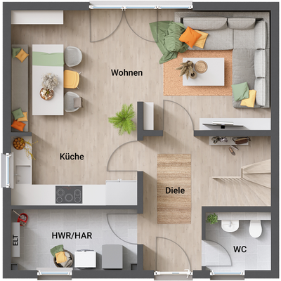 Stadthaus 100 Grundriss