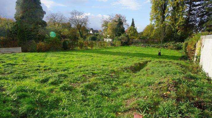 Blick in das Grundstück