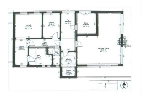 Grundriss Obergeschoss