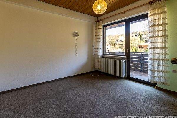 Schlafzimmer OG mit Balkon Hinterhaus