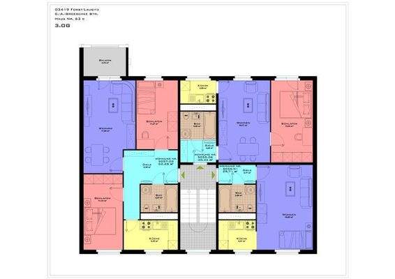 Beispiel 1-2-3 Raumwohnungen