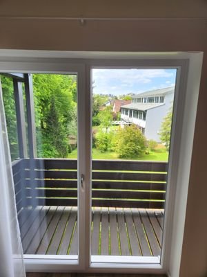 Ausblick Balkon