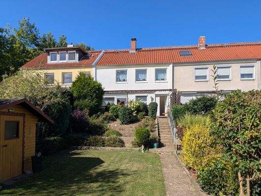 Garten und Hausansicht hinten