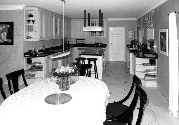 Wohnküche mit Einbauten