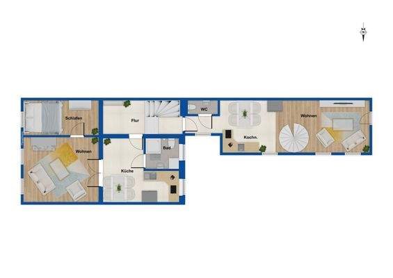 Grundriss 1. Obergeschoss