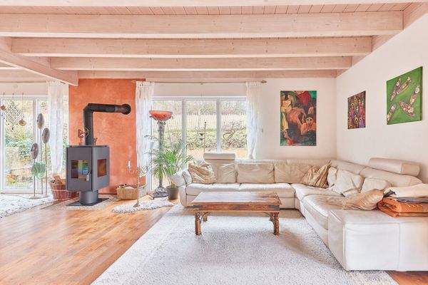 Kaminofen zum Wohnzimmer