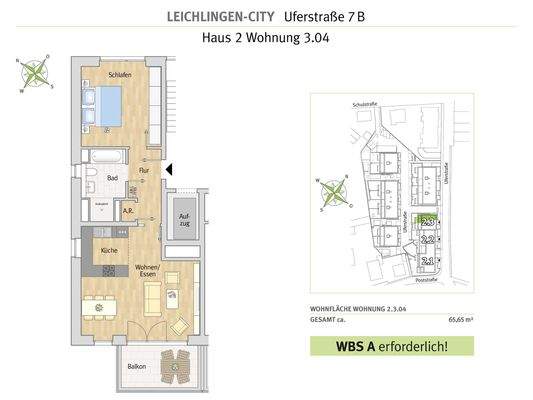 Grundriss Wohnung 2.3.04