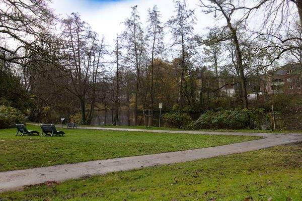 Blick auf das Grundstück