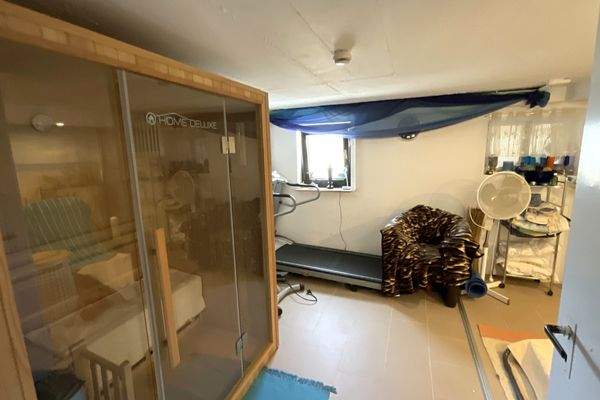 Sauna im Kellergeschoss