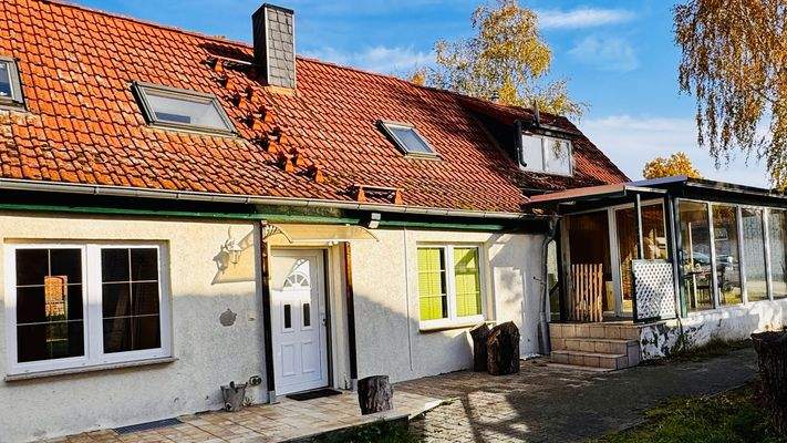 Ansicht Hofseite mit Eingangsbereich