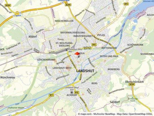 Geolyzer Kartenausschnitt