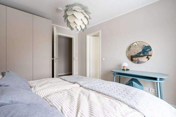 Schlafzimmer 1 mit Bad en Suite 