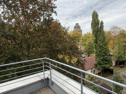 Aussicht auf Völkerschachtdenkmal