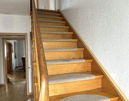 Aufgang zum Dachgeschoss