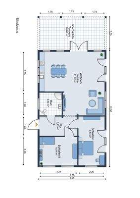 Möbliervorschlag Ferienhäuser