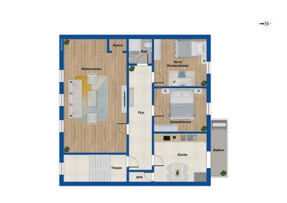 Grundriss Dachgeschoss