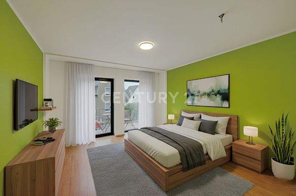 Schlafzimmer Visualisierung