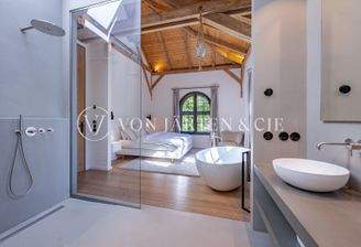 Schlafzimmer mit Bad en Suite