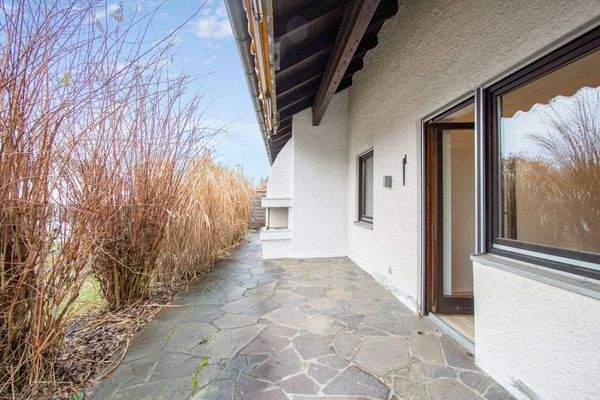 Terrasse zur Erdgeschoss-Wohnung