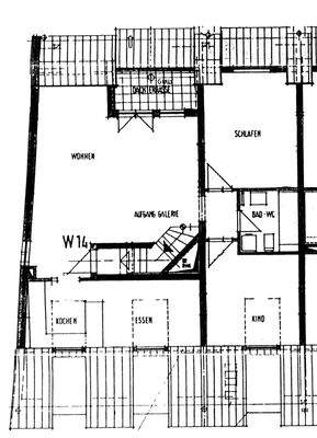 Grundriss DG-Wohnung