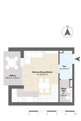 Grundriss ERdgeschoss