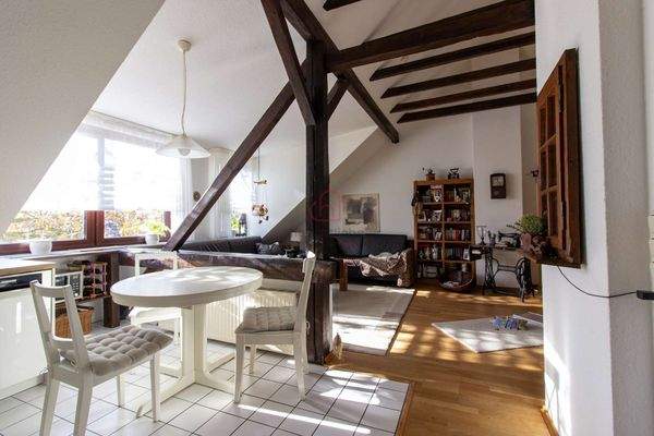 Offenes Wohnzimmer Dachgeschoss Haus Nr. 404