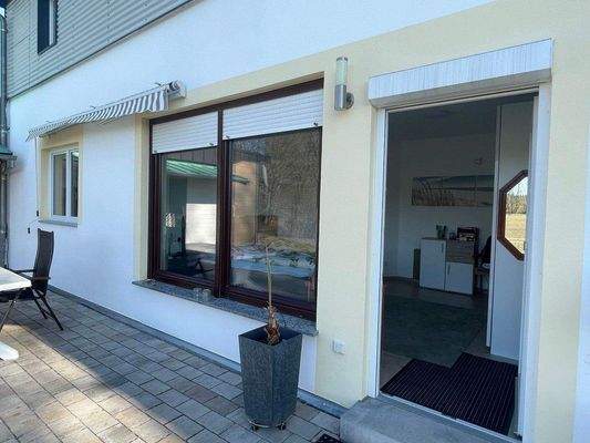 nur 1 Schritt auf die Sonnenterrasse