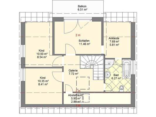 Beispiel Grundriss-DG